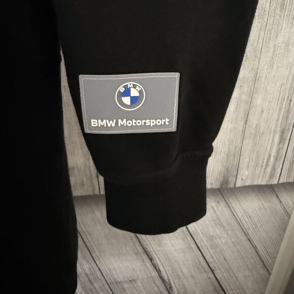 Puma x BMW Motorsport Men's Medium Black M1 M3 M5 Street Racer Pullover Hoodie - Picture 2 of 8